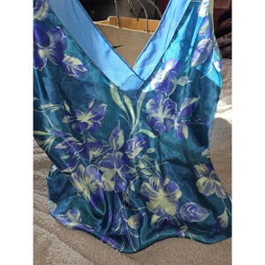 Vintage Inner Most Satin Top Size Large  90s Floral